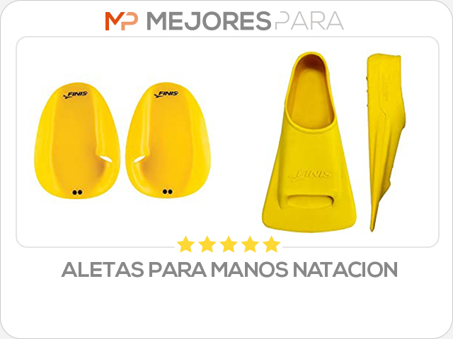 aletas para manos natacion