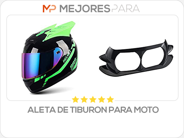 aleta de tiburon para moto