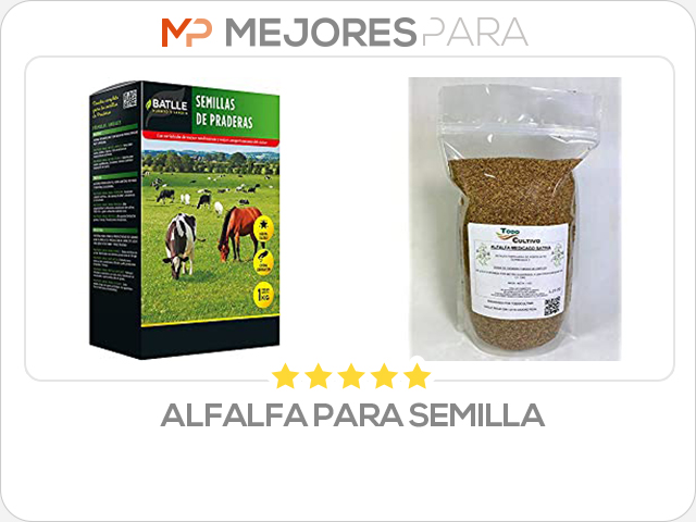 alfalfa para semilla