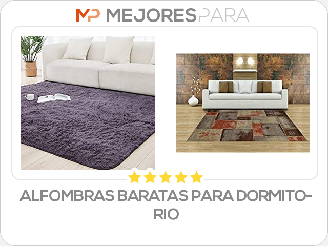 alfombras baratas para dormitorio