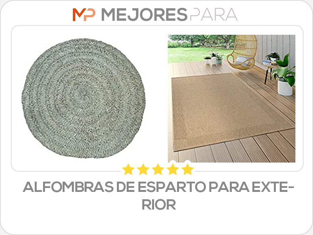 alfombras de esparto para exterior