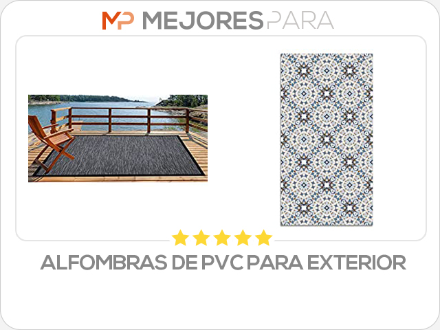 alfombras de pvc para exterior