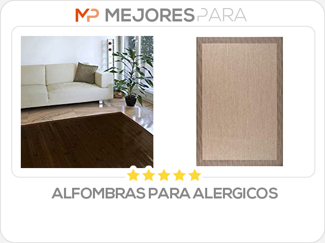 alfombras para alergicos