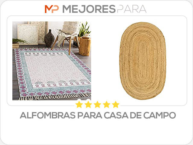 alfombras para casa de campo