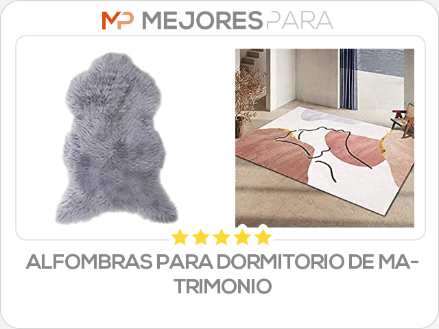 alfombras para dormitorio de matrimonio