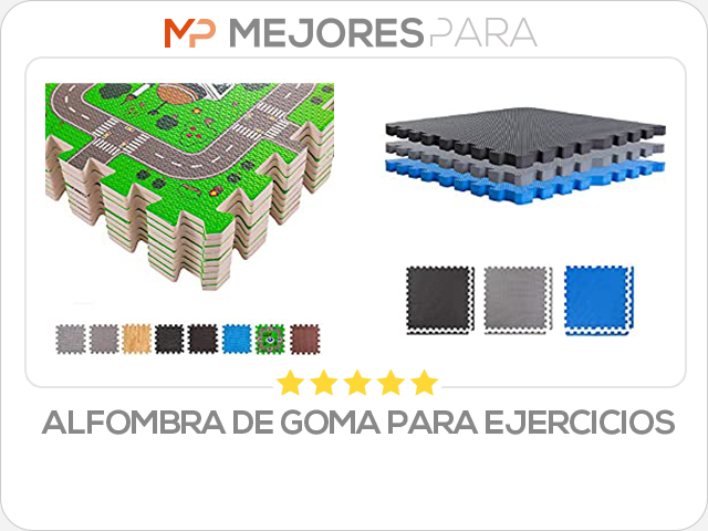 alfombra de goma para ejercicios