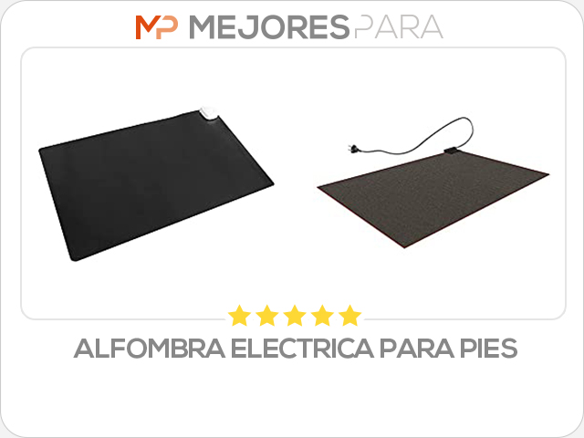 alfombra electrica para pies