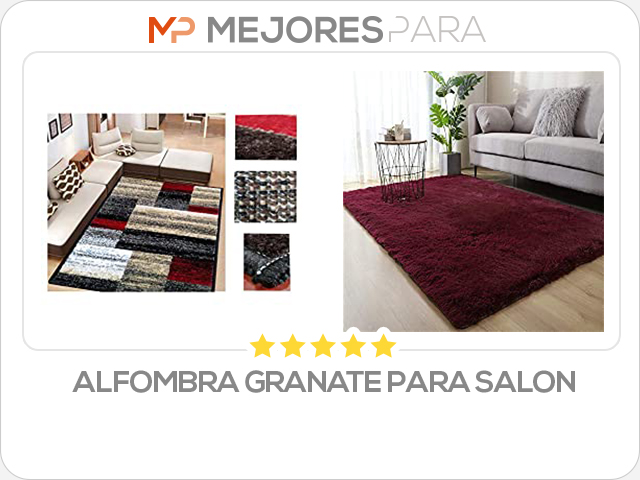 alfombra granate para salon