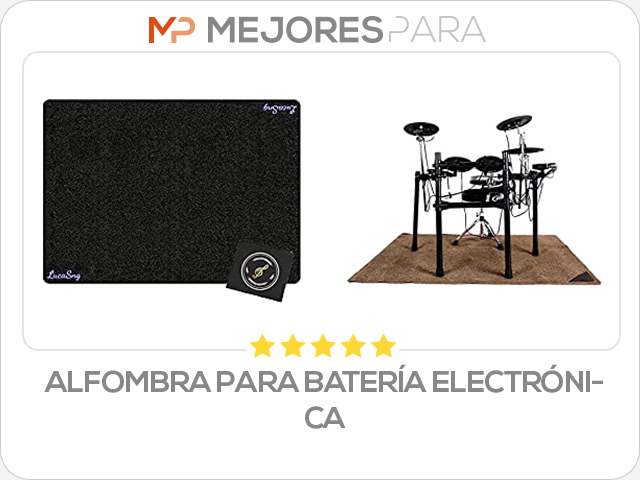 alfombra para batería electrónica