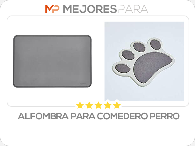 Alfombra para comedero perro