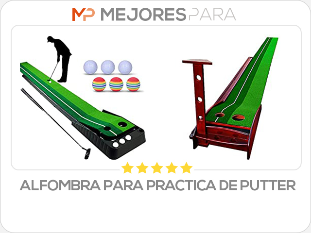 alfombra para practica de putter