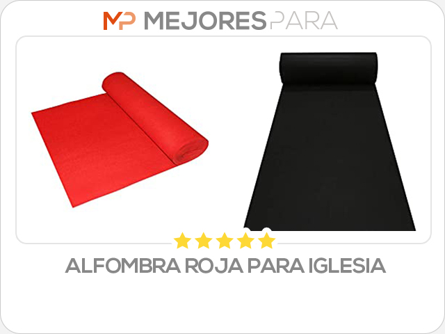 alfombra roja para iglesia