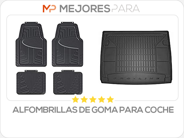 alfombrillas de goma para coche