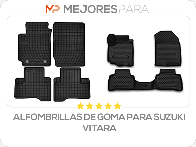 alfombrillas de goma para suzuki vitara