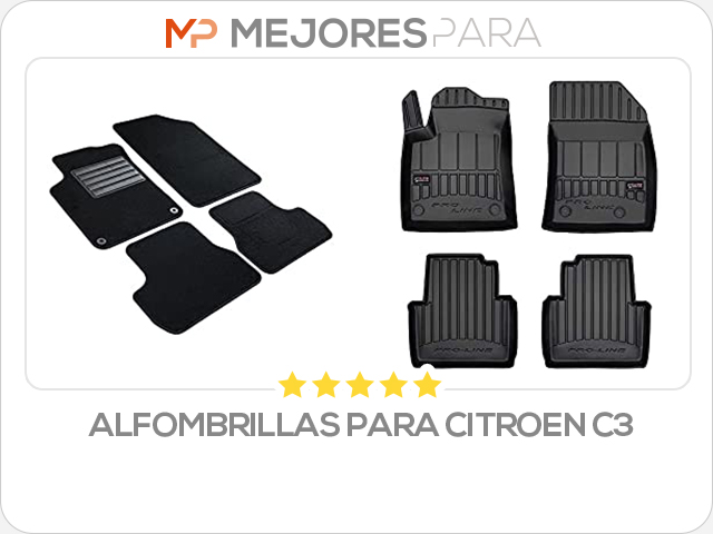 alfombrillas para citroen c3