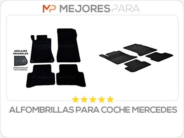 alfombrillas para coche mercedes