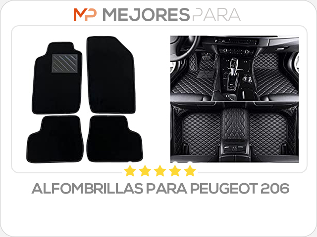 alfombrillas para peugeot 206