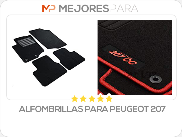 alfombrillas para peugeot 207