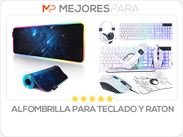 alfombrilla para teclado y raton