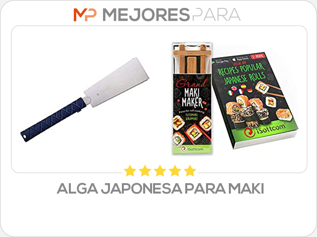 alga japonesa para maki