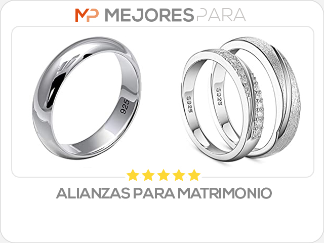 alianzas para matrimonio