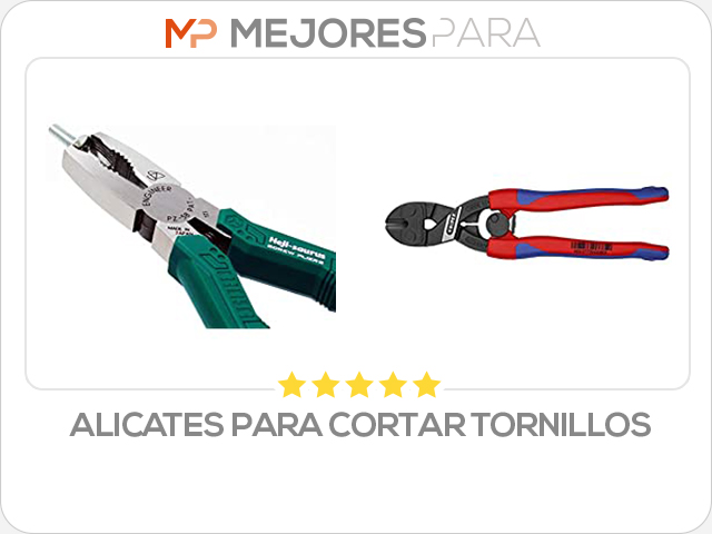 alicates para cortar tornillos