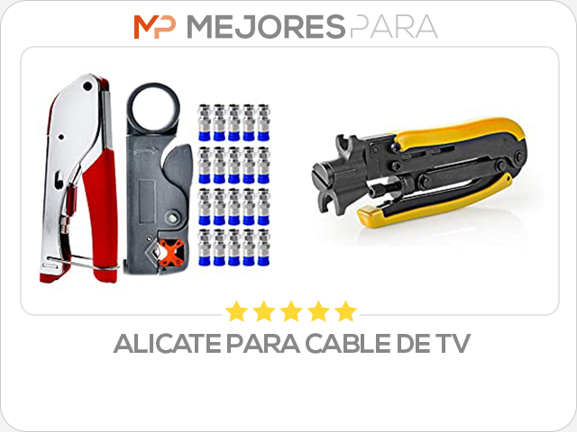 alicate para cable de tv