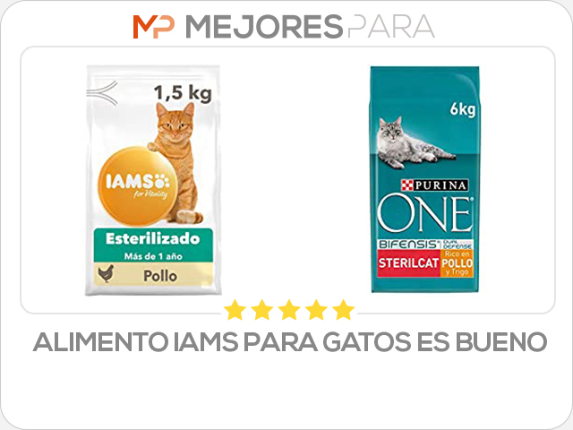 alimento iams para gatos es bueno