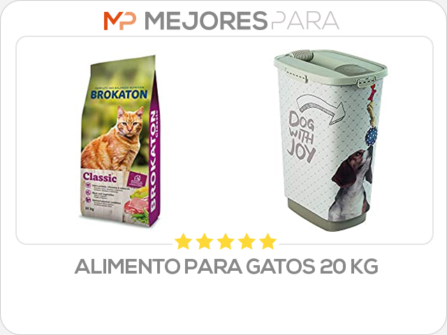 alimento para gatos 20 kg