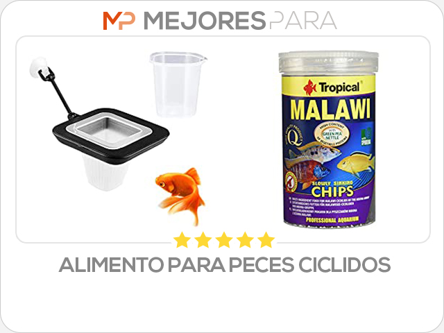 alimento para peces ciclidos