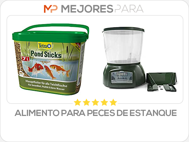 alimento para peces de estanque