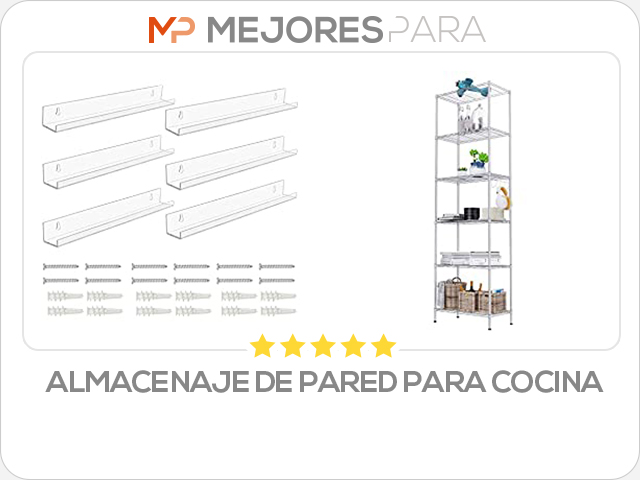 almacenaje de pared para cocina