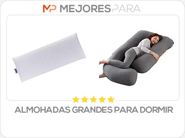 almohadas grandes para dormir