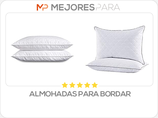 almohadas para bordar