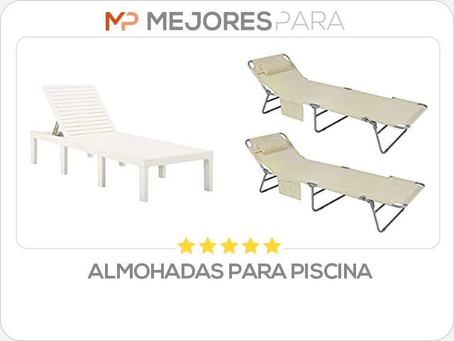 almohadas para piscina