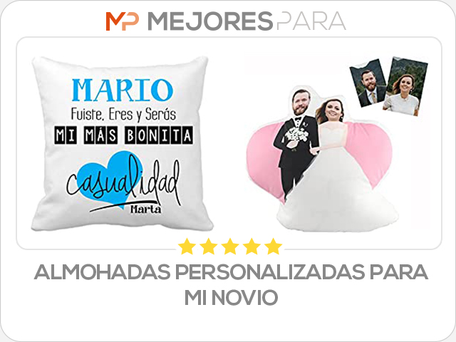 almohadas personalizadas para mi novio