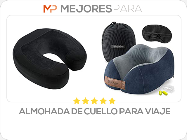 almohada de cuello para viaje