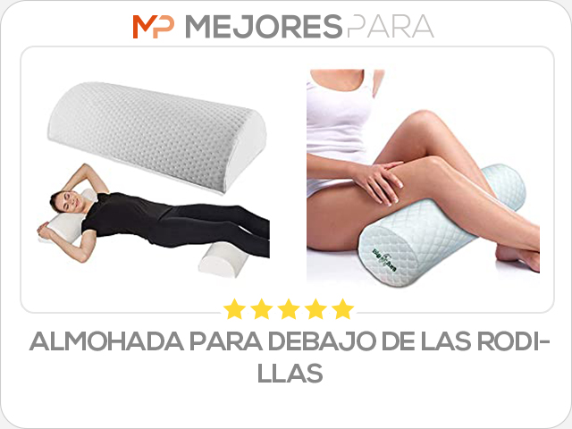 almohada para debajo de las rodillas