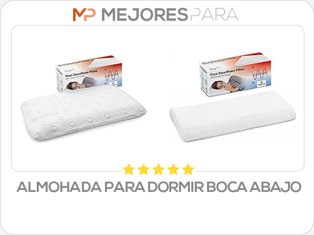 almohada para dormir boca abajo