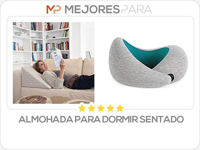 almohada para dormir sentado