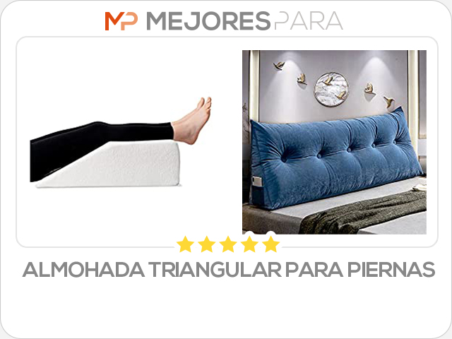 almohada triangular para piernas