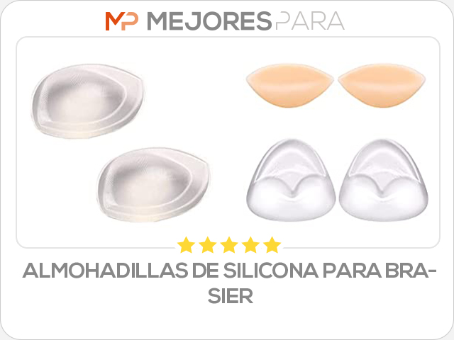 almohadillas de silicona para brasier