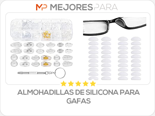 almohadillas de silicona para gafas