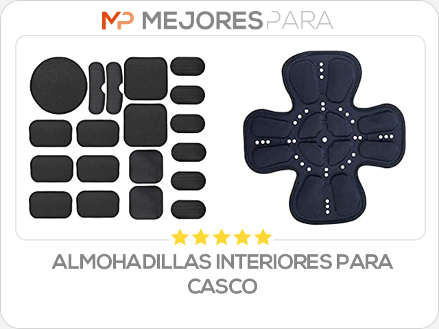 almohadillas interiores para casco