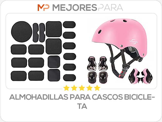 almohadillas para cascos bicicleta