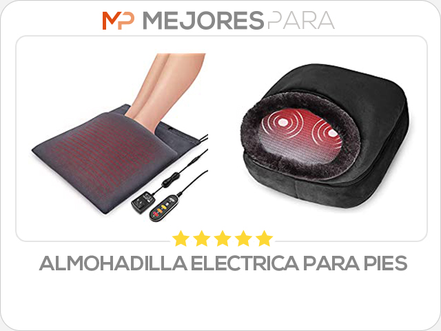 almohadilla electrica para pies