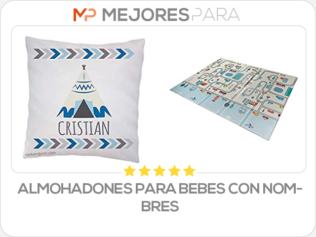 almohadones para bebes con nombres