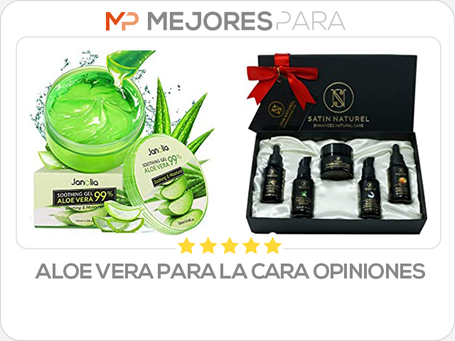 aloe vera para la cara opiniones