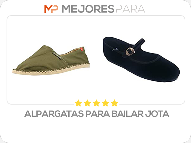 alpargatas para bailar jota