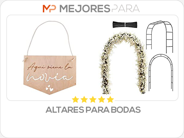 altares para bodas